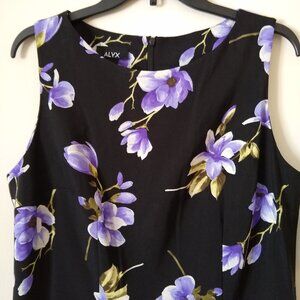 ALYX FLORAL PRINT MIDI SHEATH DRESS. NWT